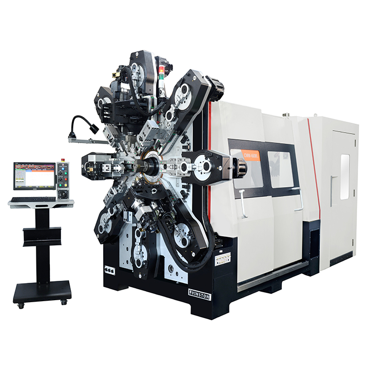 新款 CMM-660R 无凸轮多轴多功能电脑弹簧机